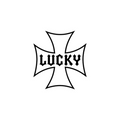Lucky Cross Support Sticker