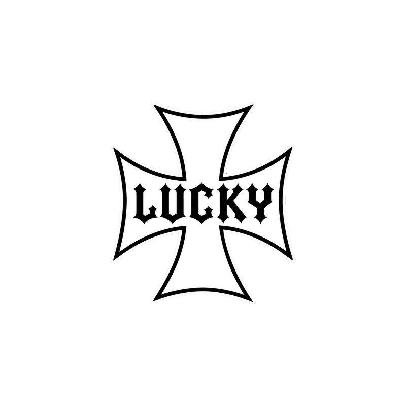 Lucky Cross Support Sticker