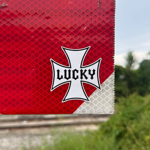 Lucky Cross Support Sticker